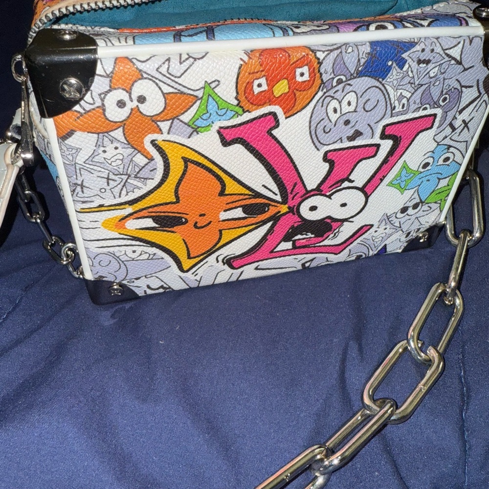 Colorful Cartoon Print Pouch